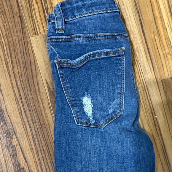 Warehouse Navy Ripped Skinny Jeans - Picture 8 of 10